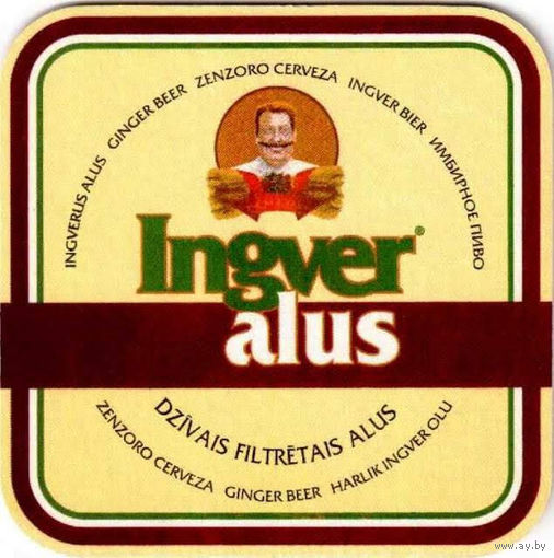 Подставки под пиво "Ingver alus" /Латвия/.