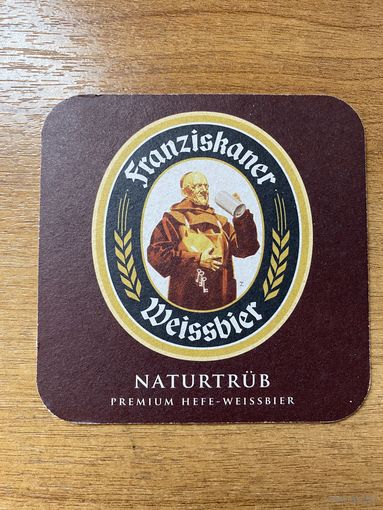 Подставка под пиво Franziskaner No 2
