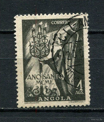 Португальские колонии - Ангола - 1950 - Святой год 4А - [Mi.338] - 1 марка. Гашеная.  (Лот 74CM)