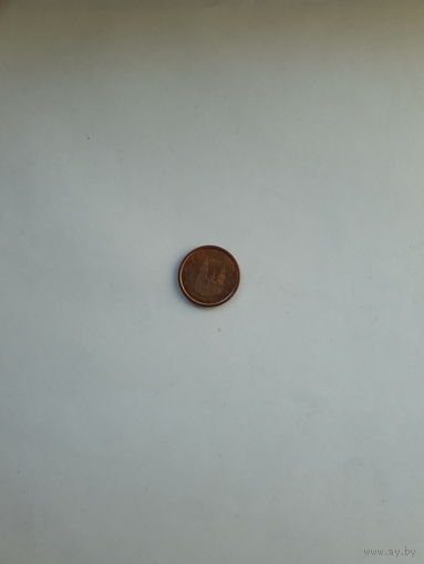 Испания 1 евроцент 2018
