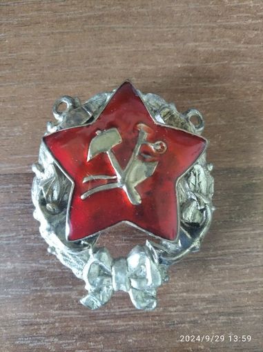 Знак ранних Советов - Командира Краснофлотца РККФ 1918г. реплика