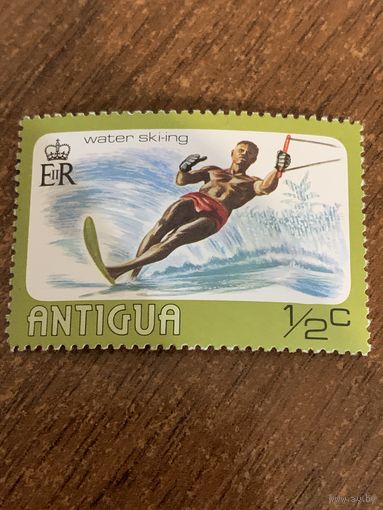 Антигуа 1976. Водные лыжи. Марка из серии