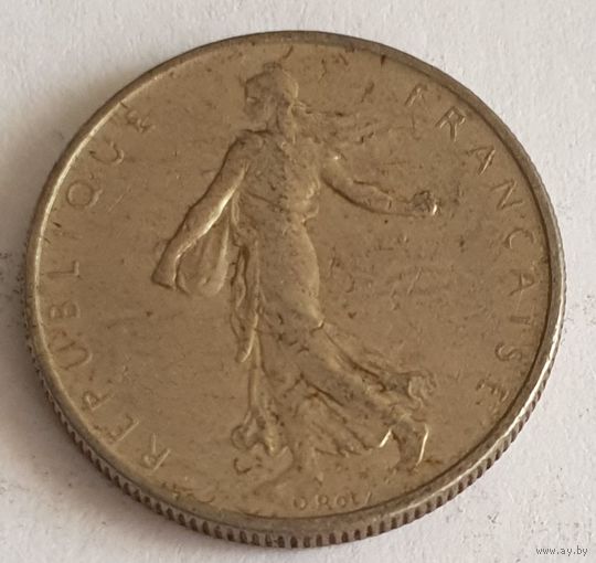 Франция 1/2 франка 1965