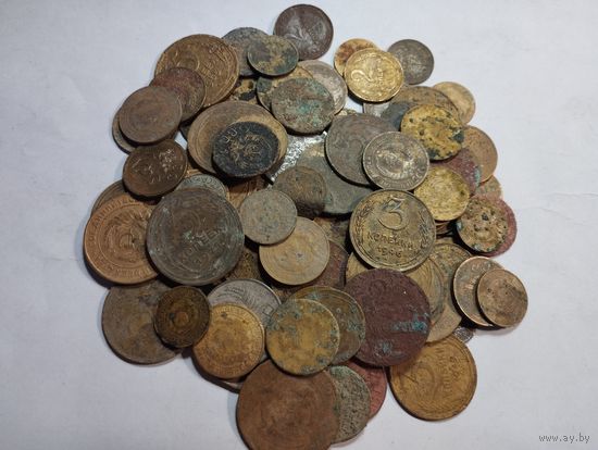 100 монет СССР до 1957 г.