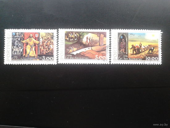 Португалия, 1976. 600 лет земельному праву "Сесмариас", полная серия