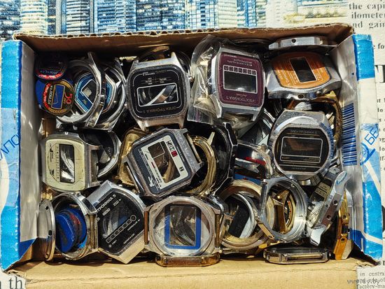 Большой лот (почти 1 кг.) запчастей (есть редкие) к электронным часам СССР, РБ: Электроника, Интеграл, Камертон и др. ТОЛЬКО ВСЁ ВМЕСТЕ - ОДНИМ ЛОТОМ!!!