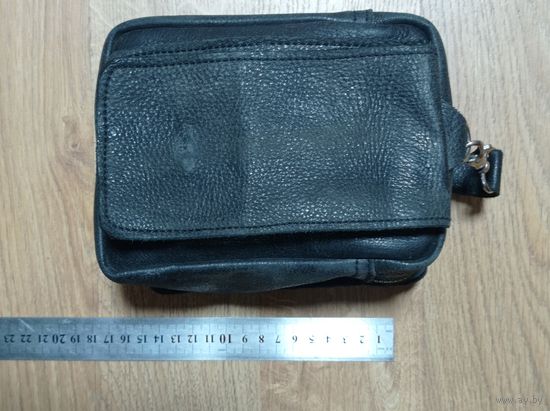 Сумка на пояс. Натуральная кожа, авторская работа.