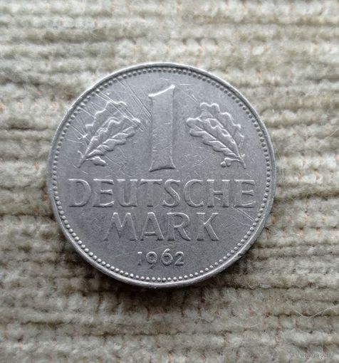 Werty71 Германия ФРГ 1 марка 1962 D
