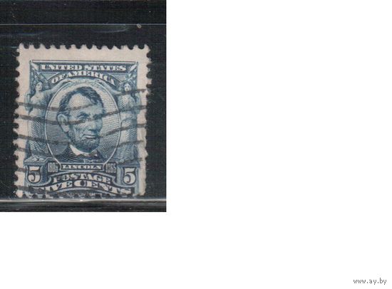 США-1902, (Мих.142), гаш.   , Стандарт, Президенты, Линкольн(2)