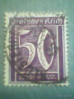 Германия. Стандарт. 1922г. гашеная
