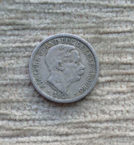 Werty71 Люксембург 10 сантимов 1901