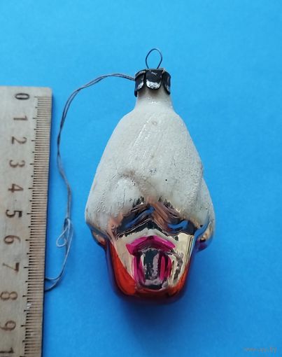 Ёлочная игрушка из СССР. Зимняя избушка). С рубля