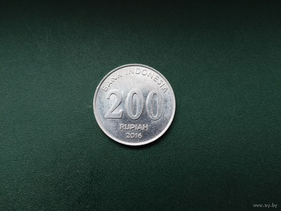 200 рупий Индонезия.