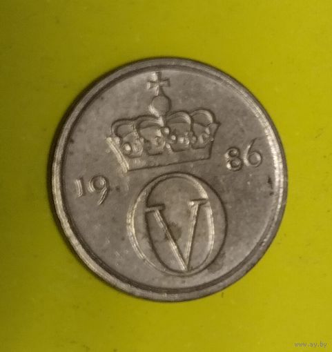Норвегия 10 оре 1986