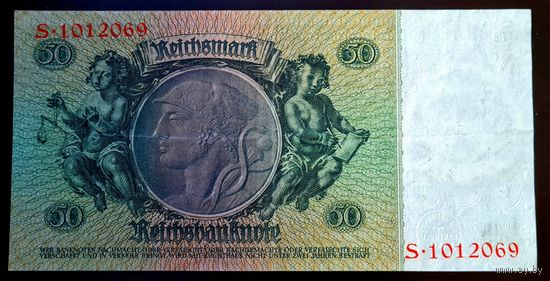 РАСПРОДАЖА КОЛЛЕКЦИИ ОТ 1 РУБЛЯ!!!Банкнота Германии 50 рейхсмарок 30 марта 1933 г.