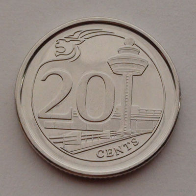 Сингапур 20 центов, 2013