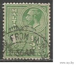 Мальта. Король Георг V. Герб. 1930г. Mi#153.
