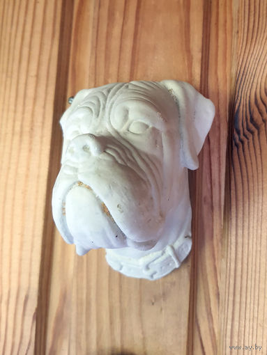 Лот С 1 РУБЛЯ, без МЦ! много лотов! Настенная декоративная фигурка собаки (английский бульдог)