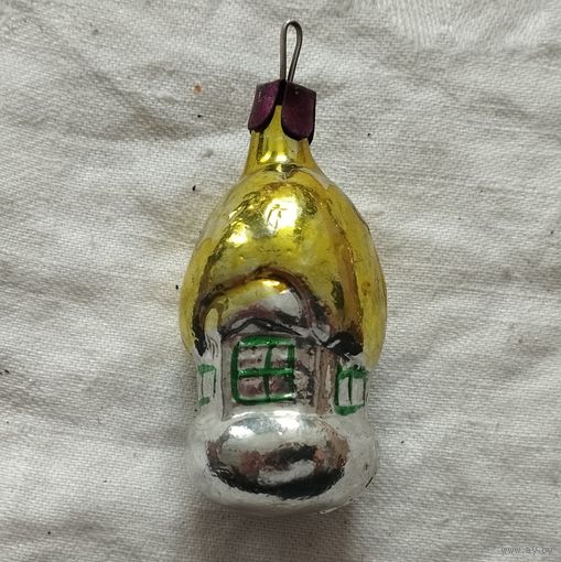 Ёлочная игрушка домик