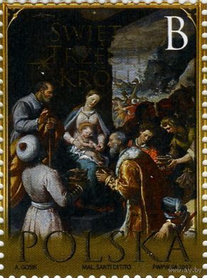 Праздник Трех Королей Праздники, Религия, Христианство, Религиозные Польша 2017 ** Живопись
