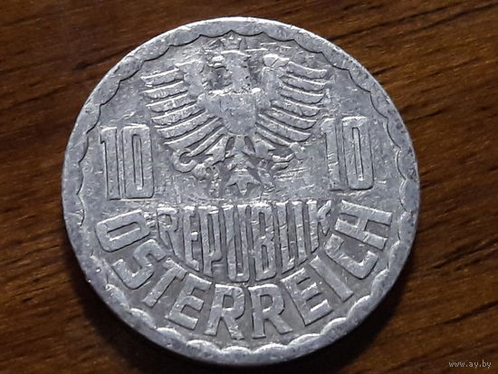 Австрия 10 грошей 1987