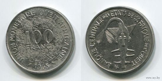 Западная Африка. 100 франков (1968)