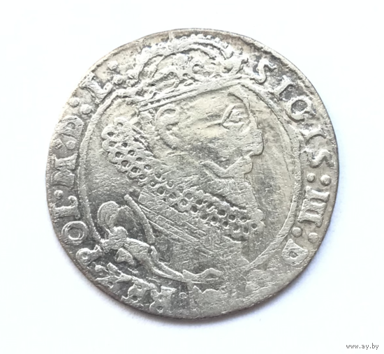 Сигизмунд 3 - 6 грошей - 1625 год - СЕРЕБРО - РАСПРОДАЖА! - Смотрите другие мои лоты!