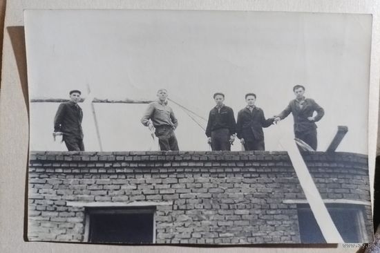 Стройка бани 1966 год