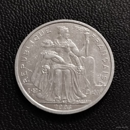 Французская Полинезия 2 франка 2006г.