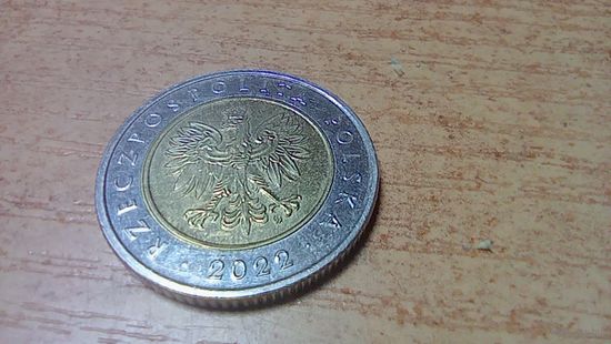 5 злотых 2022 года Польша