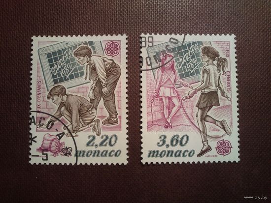 Монако 1989 г.Европа (C.E.P.T.) 1989 - Детские игры. /37а/