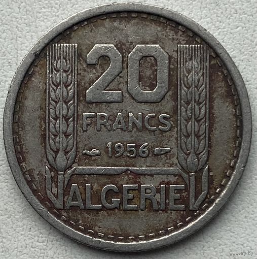 Алжир 20 франков 1956 г.