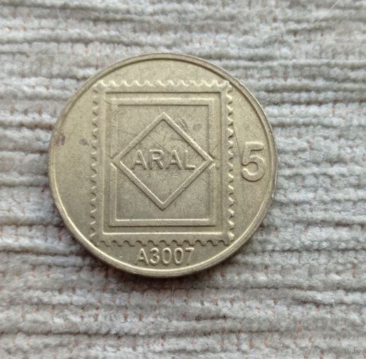 Werty71 ЖЕТОН токен автозаправка ARAL 5/ А 3007 Германия