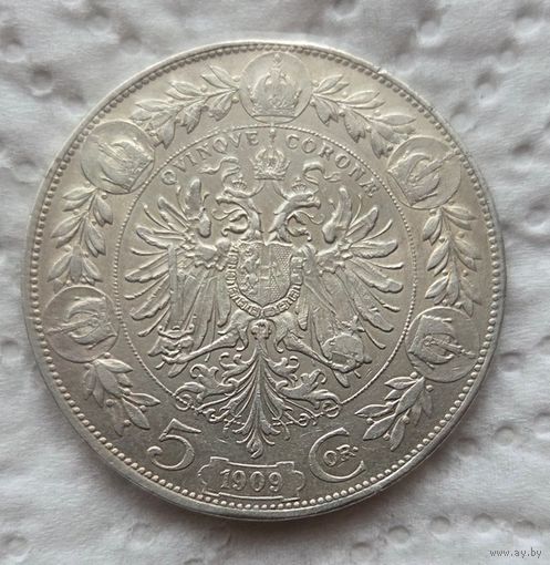 Австрия 5 крон 1909