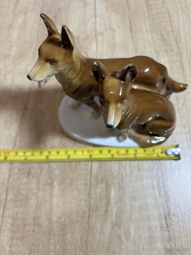 Статуэтка Фарфоровая Собаки (Германия)
