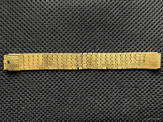 Позолоченный браслет к наручным часам из СССР. Au. ЛЮМ. 13,3 гр. Торг есть.