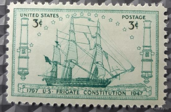1947  150-летие U.S. Frigate "Constitution" -  США