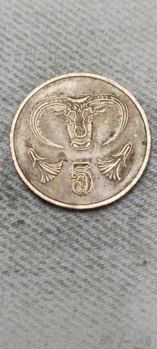 Кипр 5 цент 1988