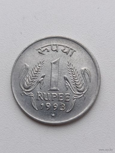Индия. 1 рупия 1993 года. (4)
