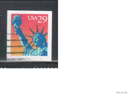 США-1994, (Мих.2471) , гаш., Стандарт, Статуя Свободы(одиночка)