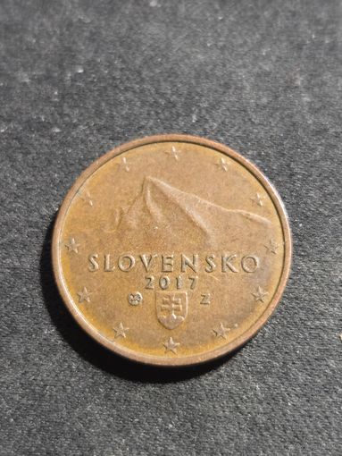 Словакия 2 евроцента 2017