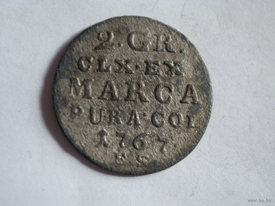 2 гроша 1767 FS