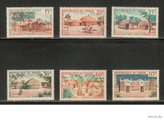 Нигер-1964 (Мих.84-89) **  , Стандарт, Дома  (полная серия)
