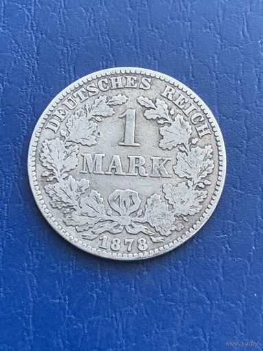 Германия 1 марка 1878 В