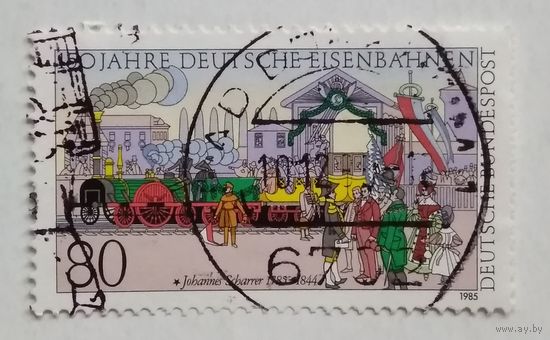 Германия.1985.железная дорога