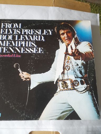 ELVIS PRESLEY "FROM ELVIS PRESLEY BOULEVARD,MEMPHIS,TENNESSEE" 1976"  LP 1984  USA RCA APL1 1506 -NM-