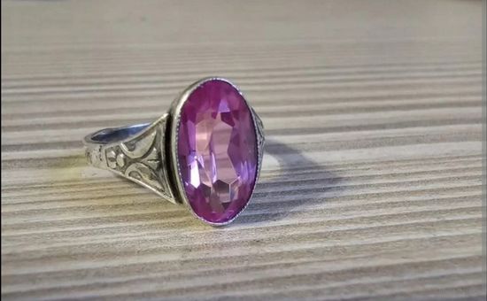 Серебрянный перстень 875 пробы