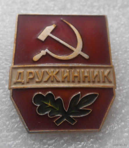 Значки: Дружинник. ЛМД (#0033)