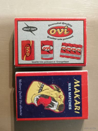 Спички, спичечные коробки, 4.5 х 3 х 1 см