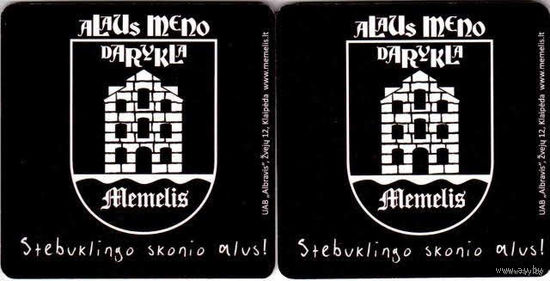 Подставку под пиво Memelis /Литва/.